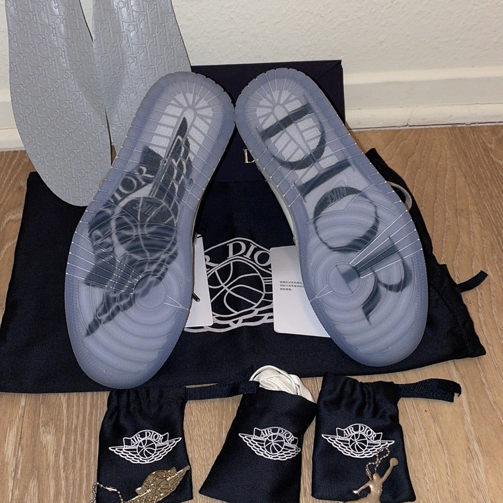 DIOR Nike NEW air Jordan 1 high - Picture 8 of 14